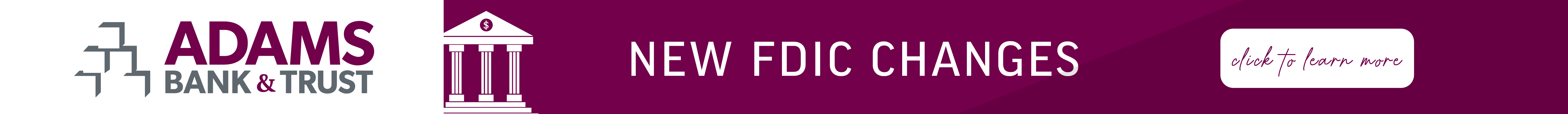 New FDIC Changes
